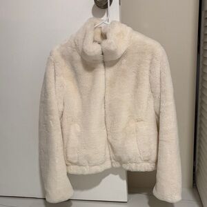 Lucky Brand Soft Cream Teddy Jacket